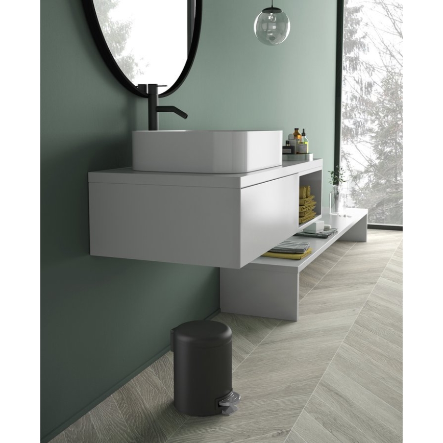 Gedy - POTTY 5 L Soft Close Matte Black Waste Bin