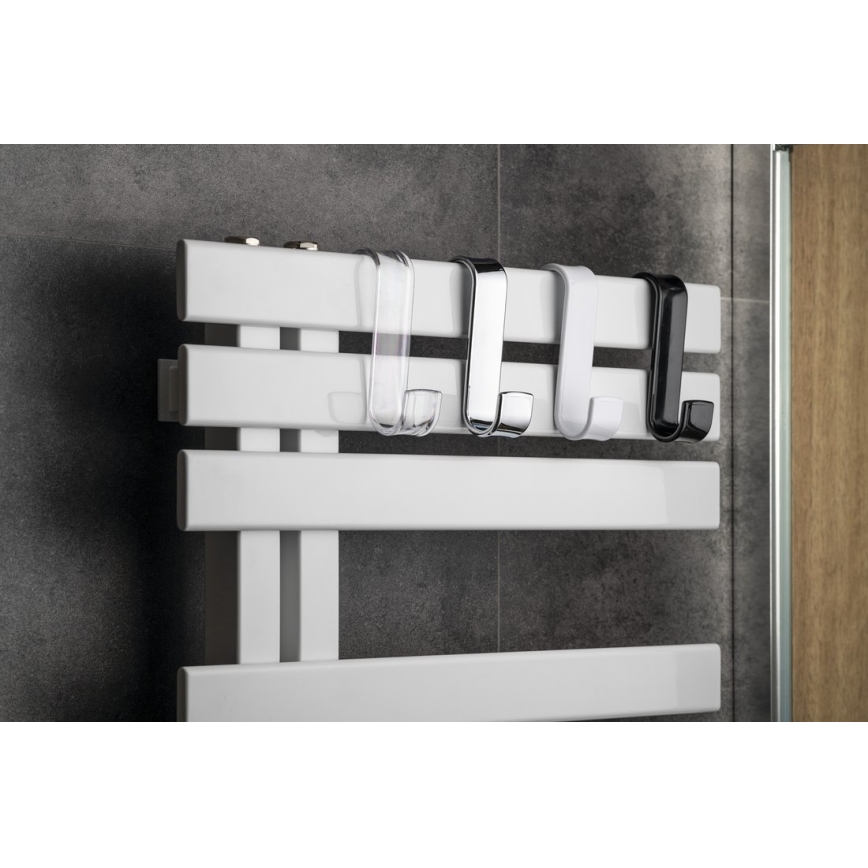 Gedy - Radiator hook shiny chrome/thermoplastic