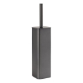 Gedy - SCOPINO Standing Toilet Brush, Metallic Grey