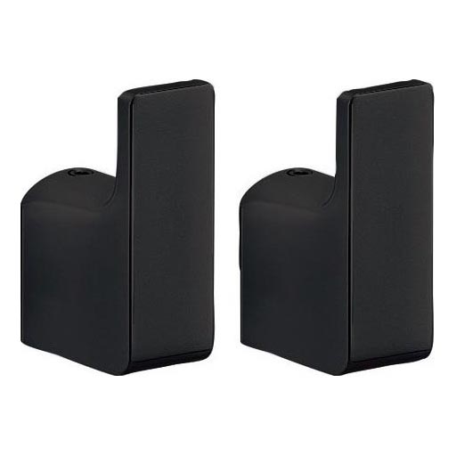 Gedy - SET 2x Wall hook PIRENEI matte black