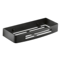 Gedy - SMART wall-mounted shower shelf 30x12.8 cm, matte black