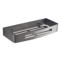 Gedy - SMART Wall-Mounted Shower Shelf 30x12,8 cm Metallic Grey