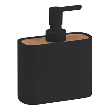 Gedy - Soap dispenser NINFEA black/bamboo