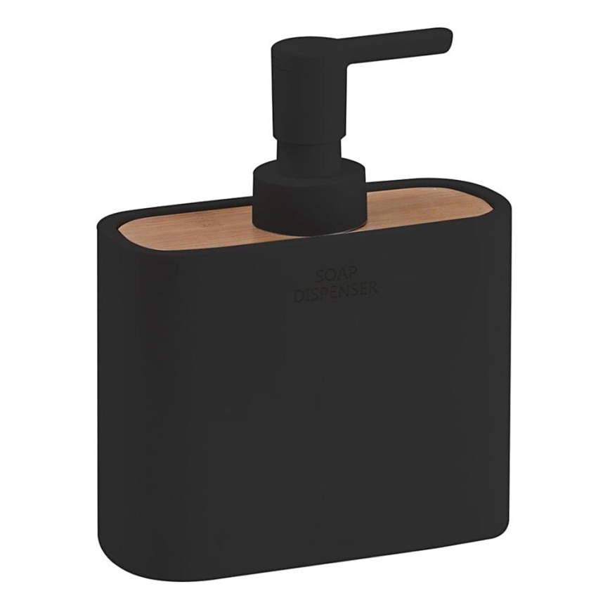 Gedy - Soap dispenser NINFEA black/bamboo