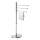 Gedy - Stand with towel hanger HIBISCUS 90,5 cm shiny chrome