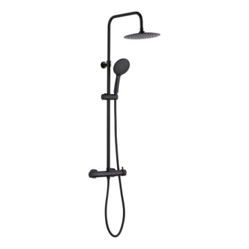 Gedy - STAR PLUS Shower Set with Mixer Tap, Matte Black