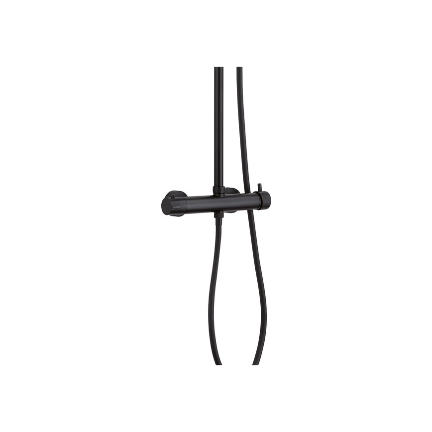Gedy - STAR PLUS Shower Set with Mixer Tap, Matte Black