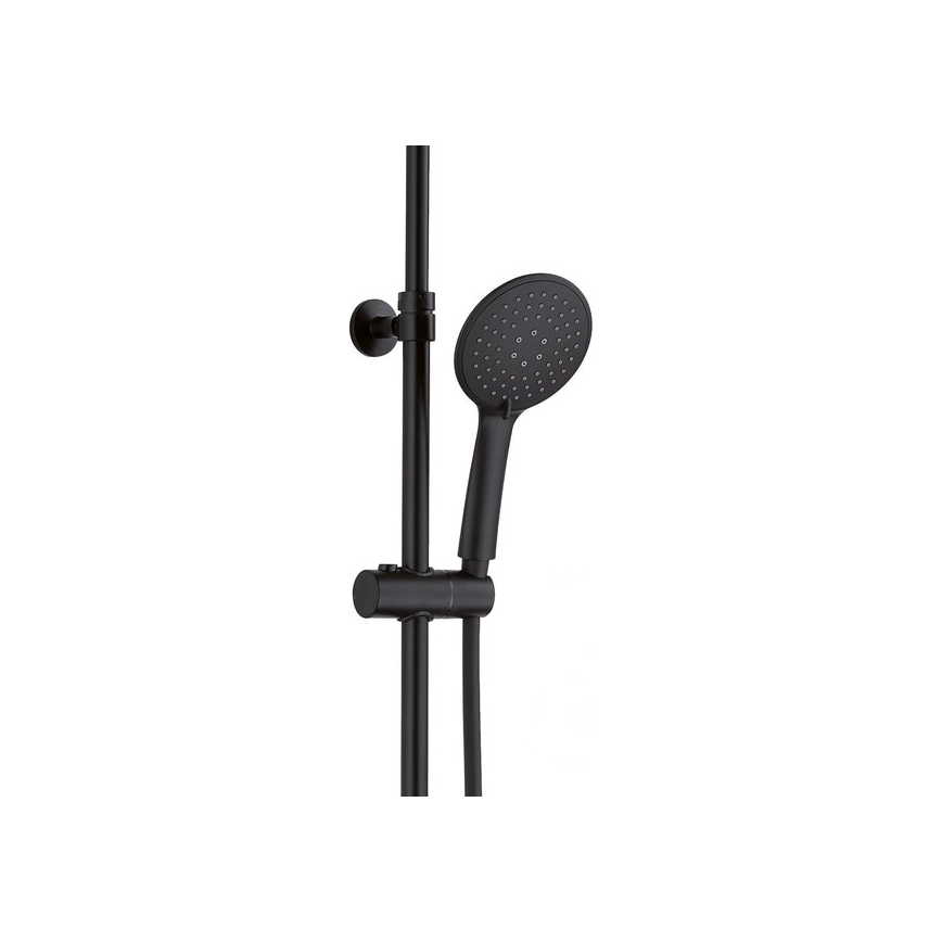 Gedy - STAR PLUS Shower Set with Mixer Tap, Matte Black