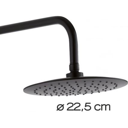 Gedy - STAR PLUS Shower Set with Mixer Tap, Matte Black