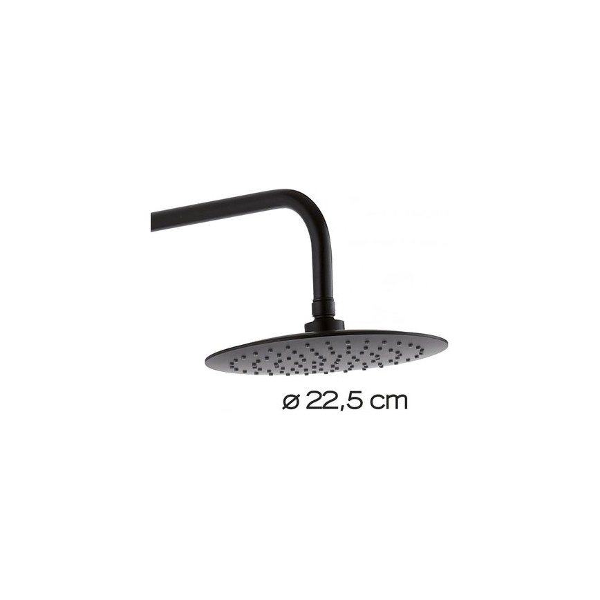 Gedy - STAR PLUS Shower Set with Mixer Tap, Matte Black