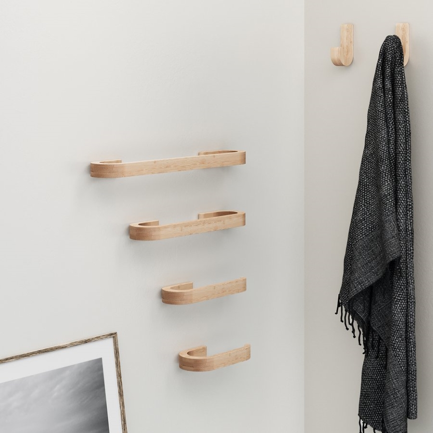 Gedy - Toilet paper holder HIMALAYA bamboo