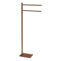 Gedy - TRILLY Freestanding Towel Stand with Hook, 83.5 cm, Bronze