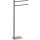 Gedy - TRILLY Towel Stand 83.5 cm Matte Black/Bamboo
