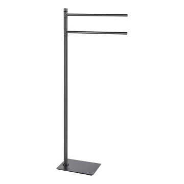 Gedy - TRILLY Towel Stand, 83.5 cm, Metallic Gray