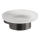 Gedy - Wall mounted soap dish PIRENEI frosted glass/metallic grey