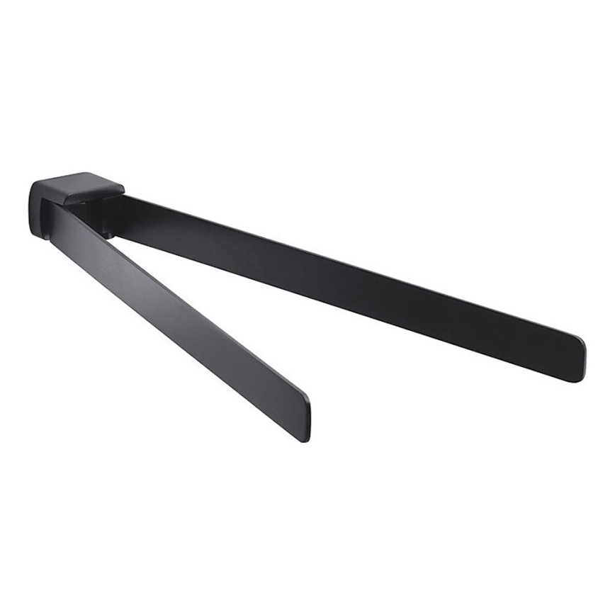 Gedy - Wall rotating towel holder PIRENEI 36 cm matte black