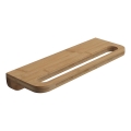 Gedy - Wall shelf with towel hanger HIMALAYA 14,5x40 cm bamboo