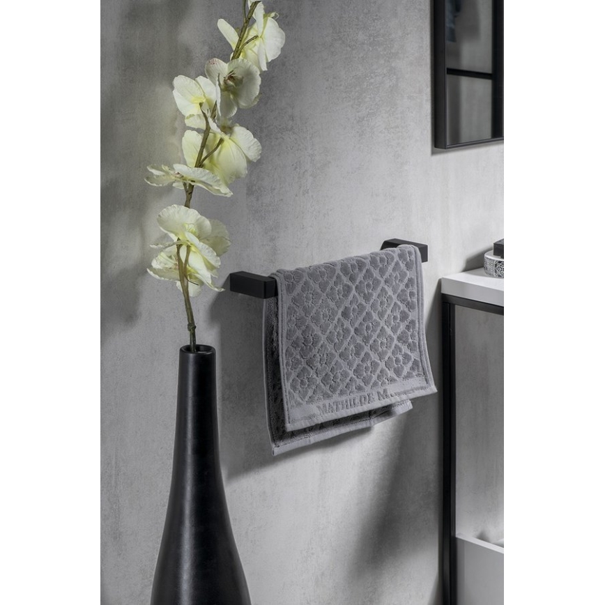 Gedy - Wall towel holder PIRENEI 6,6x35 cm matte black