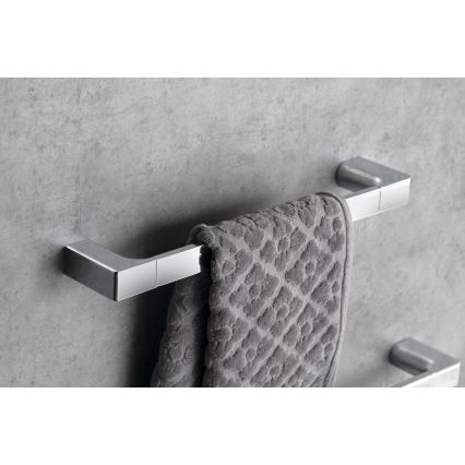 Gedy - Wall towel holder PIRENEI 6,6x35 cm shiny chrome