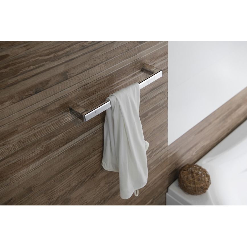 Gedy - Wall towel holder PIRENEI 6,6x35 cm shiny chrome
