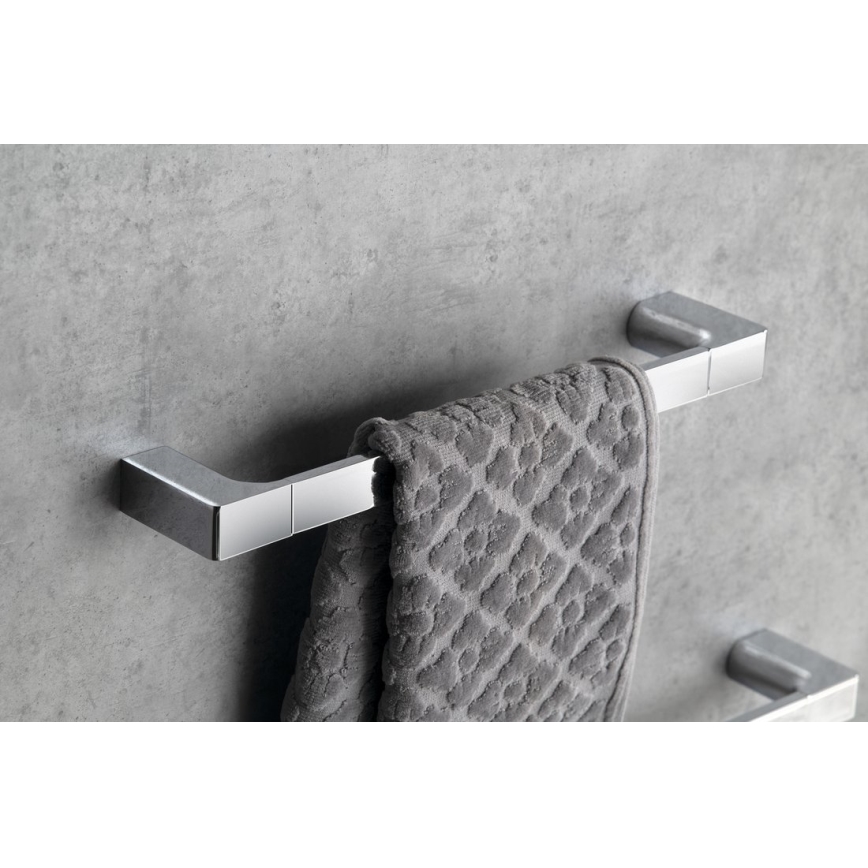 Gedy - Wall towel holder PIRENEI 6,6x45 cm shiny chrome