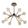 GELA LED Pendant Light 12xLED/5W/230V 3000K Black/Gold
