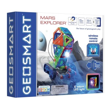 GeoSmart - Magnetic building set Mars Explorer 51 pcs