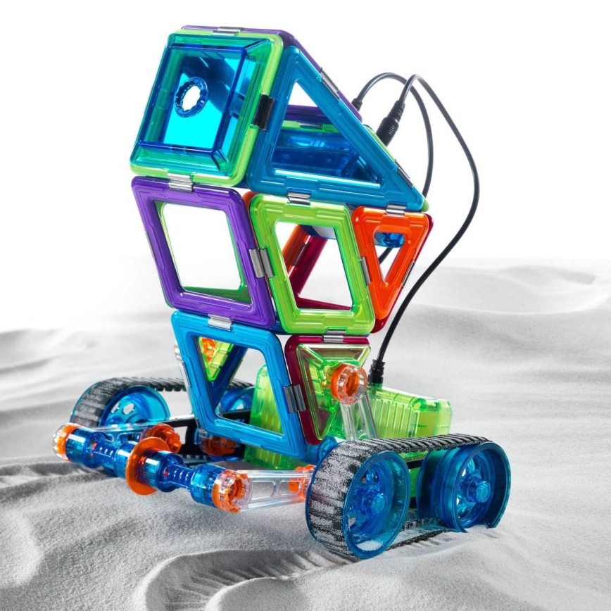 GeoSmart - Magnetic building set Mars Explorer 51 pcs