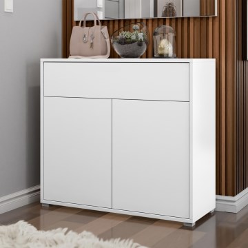 GESITA 93x100 cm White Chest of Drawers