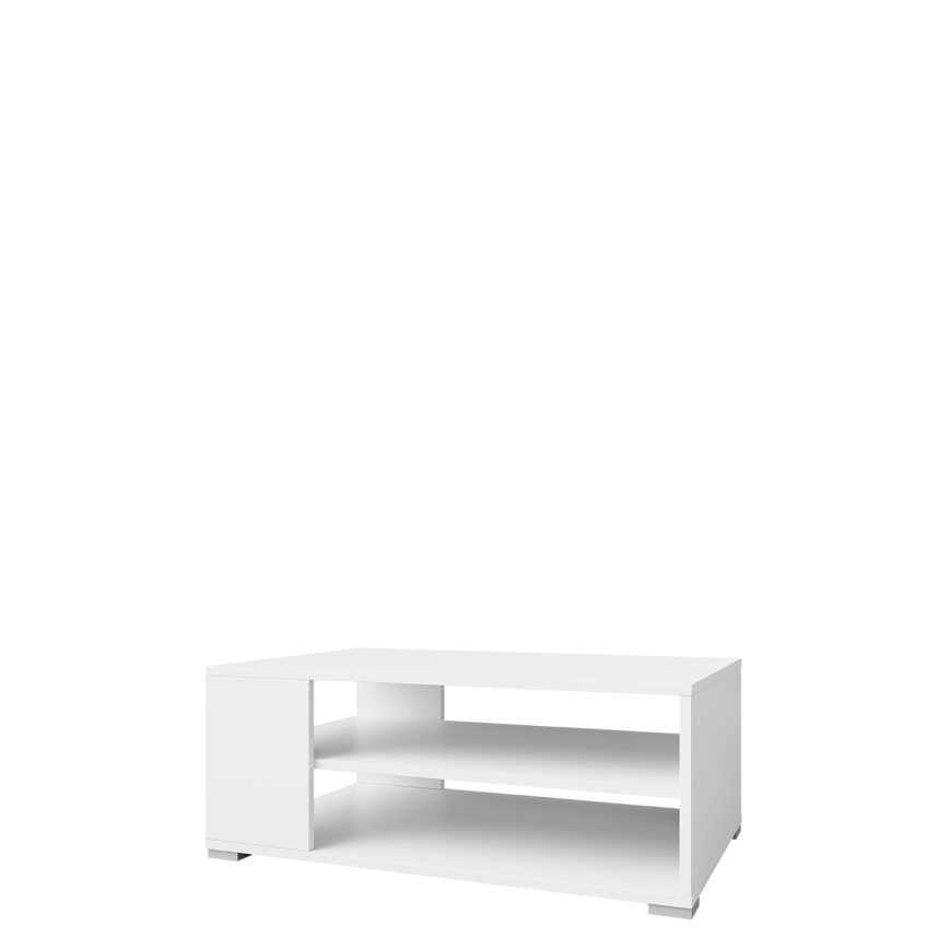 GIMREN 40x100 cm White Coffee Table