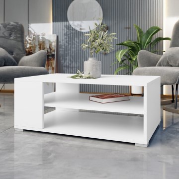 GIMREN Coffee Table 100 x 40 cm, White