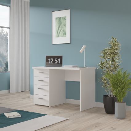 GINO White Writing Desk