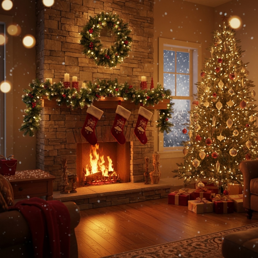 GIRLANDA 200 cm Christmas decoration pine