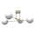 GLAME Flush-Mount Chandelier 4xE27/15W/230V