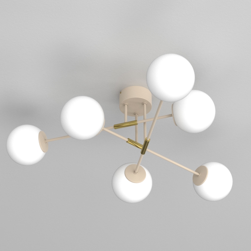 GLAME Flush-Mounted Chandelier 6xE27/15W/230V