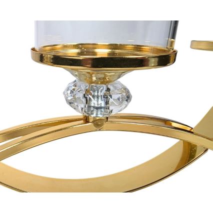 GLAMOUR Candle Holder, Gold