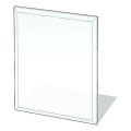 Glass under fireplace 1200x1000x8 mm rectangle