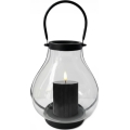 GLASSY Decorative Lantern 25 cm Black