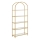 GLASY bookcase 83 x 184 x 30 cm – gold