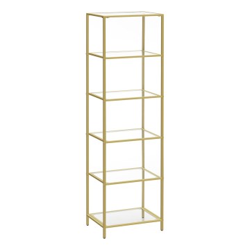 GLASY Gold Bookcase