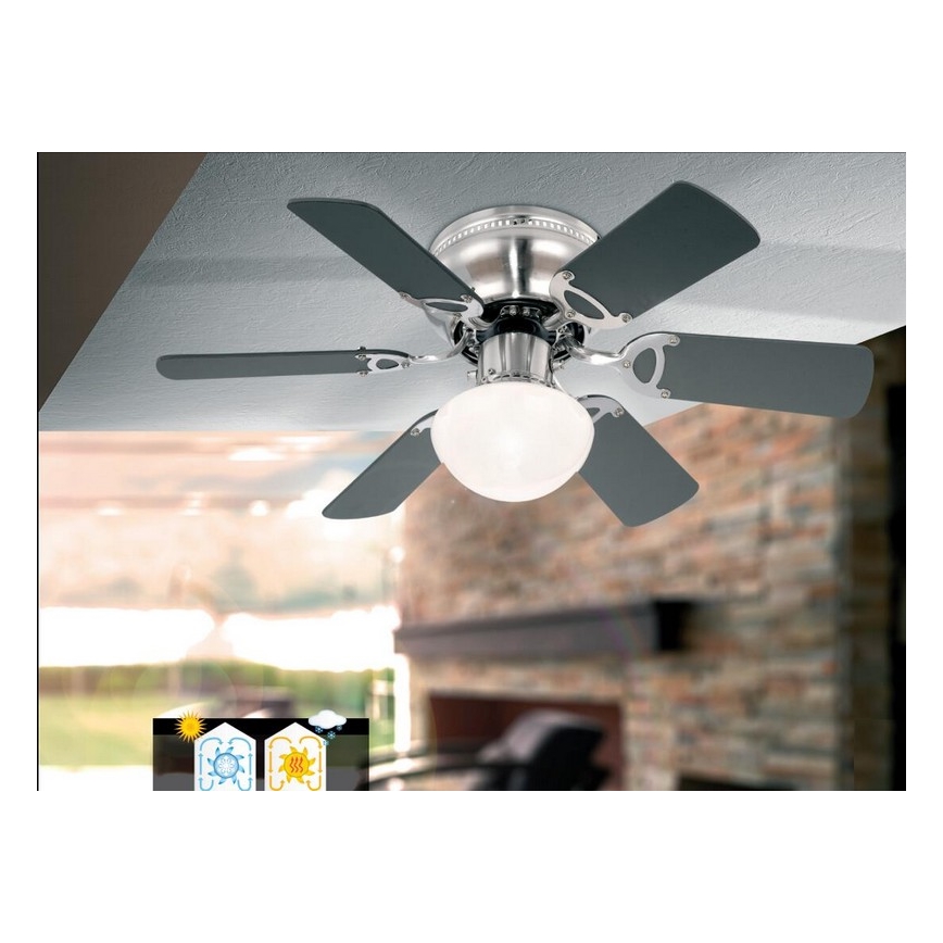GLOBO 0307 - Ceiling fan UGO 1xE27/60W/230V