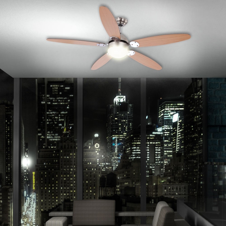 GLOBO 0308 - Ceiling fan AZURA 1xE14/60W/230V