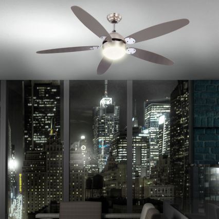 GLOBO 0308 - Ceiling fan AZURA 1xE14/60W/230V
