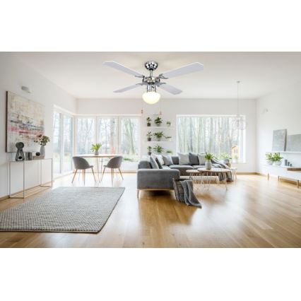 Globo - Ceiling fan 1xE27/60W/230V