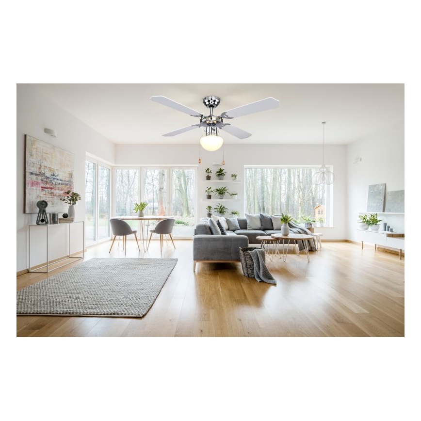 Globo - Ceiling fan 1xE27/60W/230V