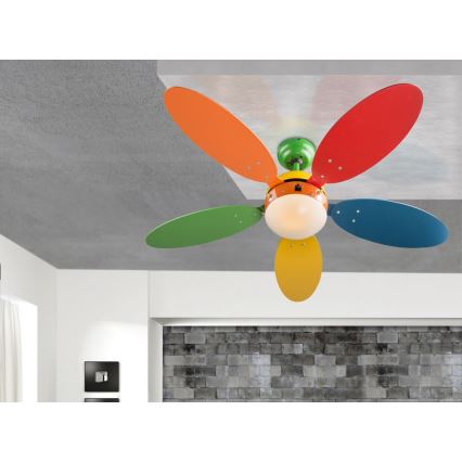 Globo - Ceiling fan 1xE14/60W/230V