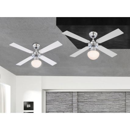 Globo - Ceiling fan 1xE27/60W/230V