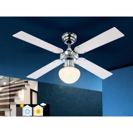 Globo - Ceiling fan 1xE27/60W/230V