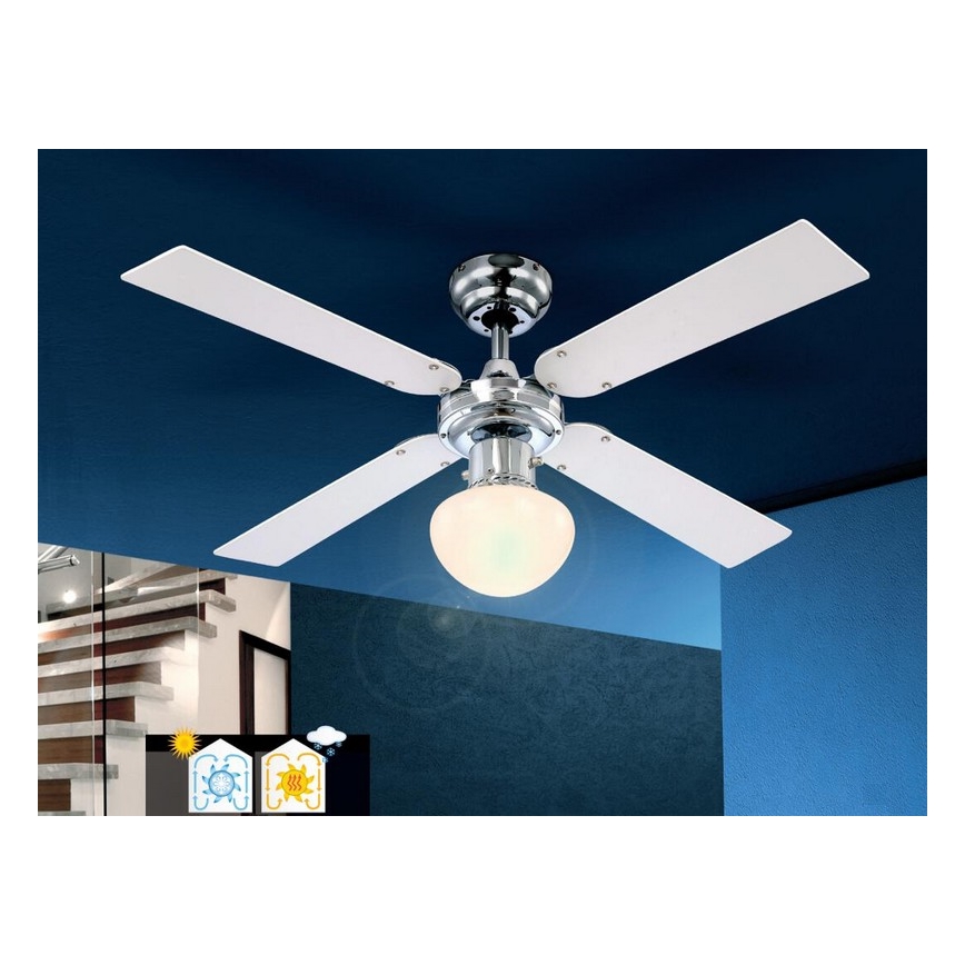 Globo - Ceiling fan 1xE27/60W/230V