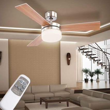 Globo - Ceiling fan 2xE14/40W/230V
